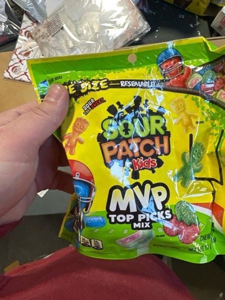 Condition photo showing New/Like New for SOUR PATCH KIDS MVP Top Picks Mix Soft & Chewy Candy Share Size - 11oz