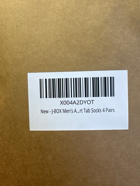Condition photo showing New/Like New for J-BOX Men's Athletic Socks,Cotton Socks?Men's Running Ankle with Cushion,Low Cut Sport Tab Socks X-Large Light Gray