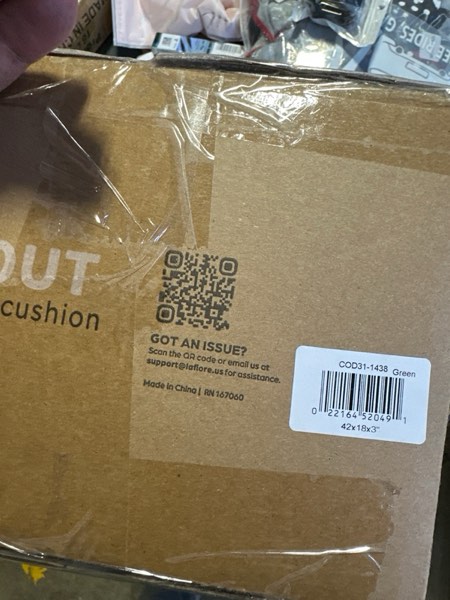 Condition photo showing New/Like New for Codi Outdoor Bench Cushion 42 inch, Double Waterproof Patio Furniture Cushions Replacement for Swing, Porch, Couch, 42x18x3'', Green