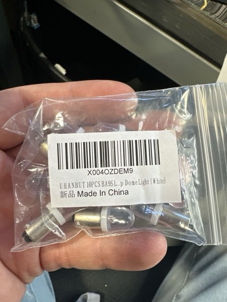 Condition photo showing New/Like New for 10PCS BA9S LED Car Light Bulbs, BA9 1895 1891 57 53 3893 47830 64111 No Error LED Bulb, 12V 3030-SMD 6000K Super Bright Car Interior Bulb for License Plate, Glove Box, Map Dome Light (White)
