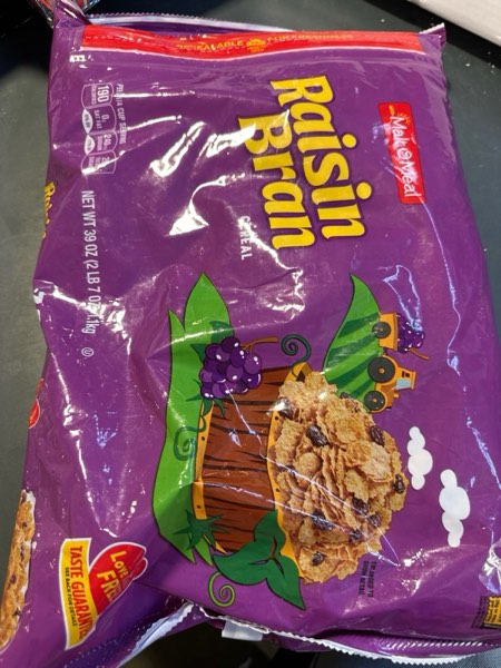 Condition photo showing New/Like New for CEREAL, RAISIN BRAN