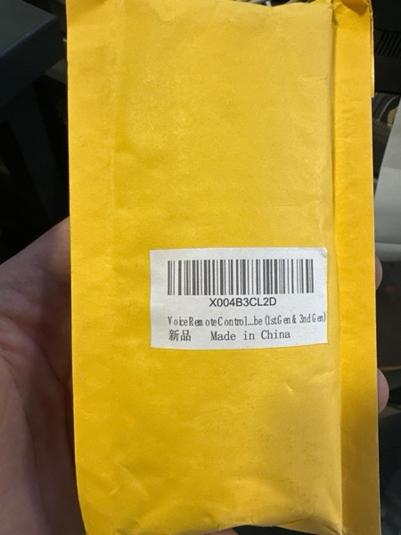 Condition photo showing New/Like New for Voice Remote Control Replacement Compatible with Smart TV Stick/ 4K Max, 3rd Gen, 2nd Gen, Lite, Cube (1st Gen & 3nd Gen)