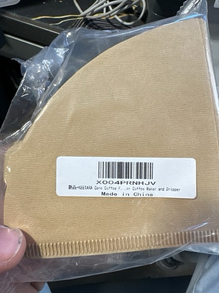 Condition photo showing New/Like New for Cone Coffee Filters #2, Unbleached Natural Paper, 2–4 Cup Coffee Filter (100 Count) – Disposable & No Blowout for Pour Over Coffee Maker and Dripper Size #2