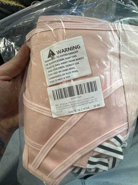 Condition photo showing New/Like New for (Medium) Back Brace Posture Corrector for Women and Men Shoulder Straightener Hunchback Adjustable Support Upper Comfy Correction Back Pain Relief Scoliosis Lumbar Spine Upgraded (Pink, Medium)