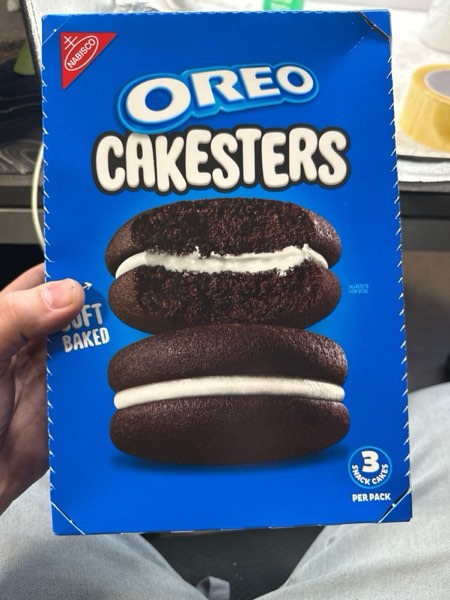 Condition photo showing New/Like New for Oreo Cakesters Soft Snack Cakes, 8-3.03 oz Snack Packs