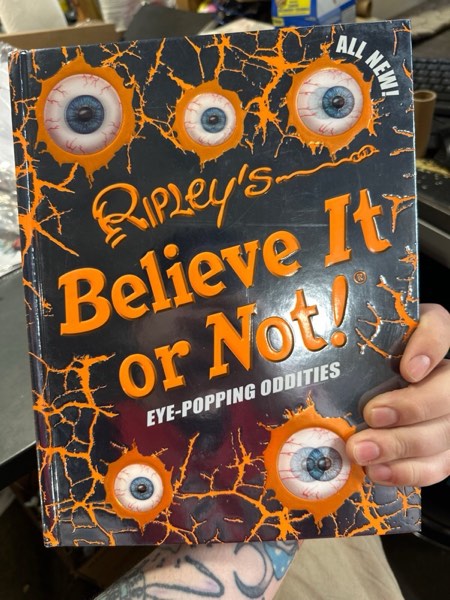 Condition photo showing New/Like New for Ripley's Believe It Or Not! Eye-Popping Oddities (12) (ANNUAL)