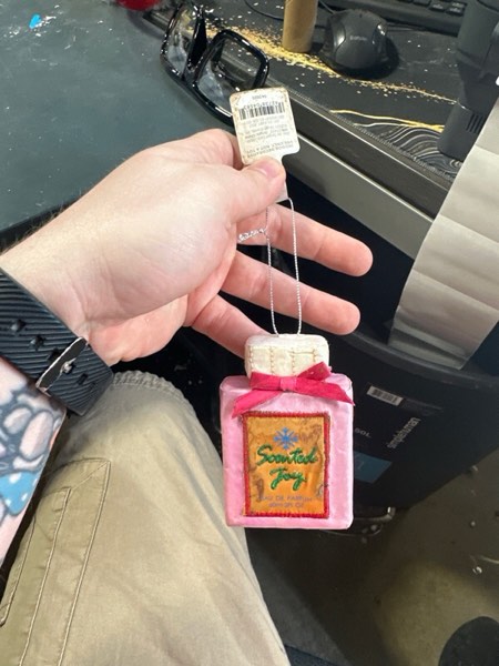 Condition photo showing New/Like New for Christmas Fabric Perfume Ornament - Wondershop™