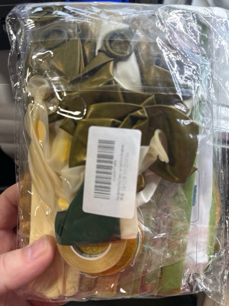 Condition photo showing New/Like New for Sage Green Birthday Party Decorations with Happy Birthday Banner,Gold Fringe Curtain,Circle Dots Garland,Tissue Pompoms,Paper Tassels Garland for Girls Women for Party Decor (sage green)