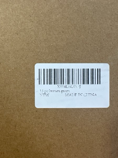 Condition photo showing New/Like New for Velvet Christmas Ornaments Set,15 Pcs Christmas Decor Bolas Grandes De Navidad para Arbol Velvet Christmas Balls - Neutral Green Brown Neutral, 80mm 3.15 inch Brown, Green, Neutral