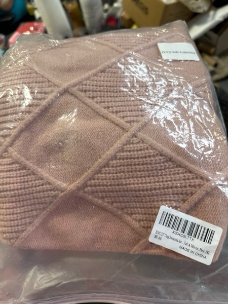 Condition photo showing New/Like New for (Pink-3XL) EMUST Dog Sweaters for Large Dogs, Elastic Large Dog Sweater with Sleeves, Soft Dogs Turtleneck Swea