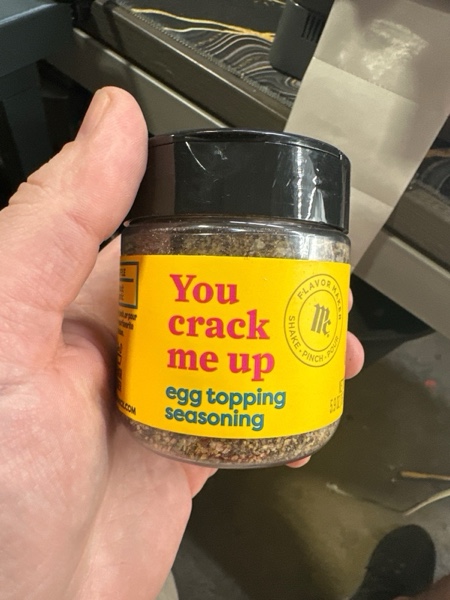 Condition photo showing New/Like New for McCormick Egg Topping Seasoning, Flavor Maker, 5.9 oz