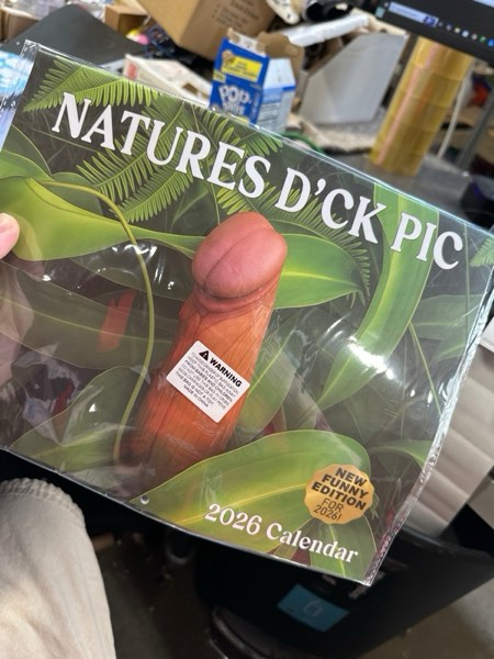 Condition photo showing New/Like New for White Elephant Gifts for Adults - 12"x 9" Natures D'cks Pics Calendar 2026 , Inappropriate Calendar 2026, Hilarious Christmas Gag Gifts, Dirty Santa Gift, Useful White Elephant Gifts for Adults Coworkers Friends Family 2026 Nature Calendar-Green