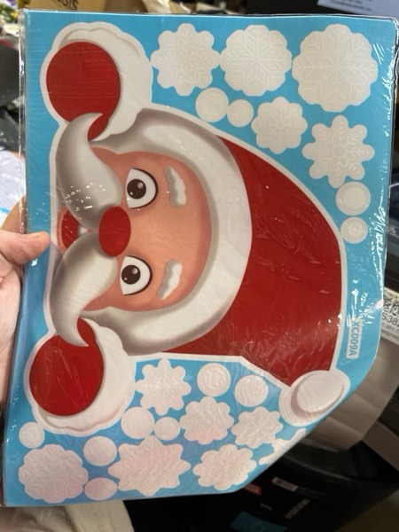 Condition photo showing New/Like New for 465 PCS 10 Sheet Double-Sided Christmas Window Clings, Christmas Snowflake Window Clings Stickers for Glass, Xmas Holiday Santa Claus Reindeer Snowflake Decals for Party White 03