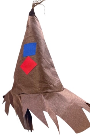 Condition photo showing New/Like New for Halloween costume Scarecrow Hat 