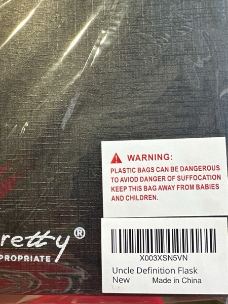 Condition photo showing New/Like New for Favorite Uncle Gifts from Niece Funny, Birthday Gifts for Uncle from Nephew, Funny Fathers Day for Uncles, from Nephew, Godfather Gift, Pregnancy Announcement, Hip Flask