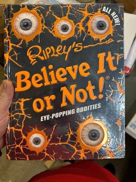 Condition photo showing New/Like New for Ripley's Believe It Or Not! Eye-Popping Oddities (12) (ANNUAL)