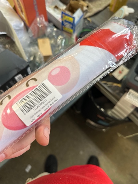 Condition photo showing New/Like New for Christmas Decorations Happy New Year Decorations Merry Santa Snowman Banner Xmas Porch Door Sign Welcome Banner for Wall Home Indoor Outdoor Decor