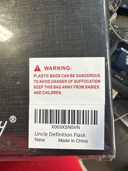 Condition photo showing New/Like New for Favorite Uncle Gifts from Niece Funny, Birthday Gifts for Uncle from Nephew, Funny Fathers Day for Uncles, from Nephew, Godfather Gift, Pregnancy Announcement, Hip Flask