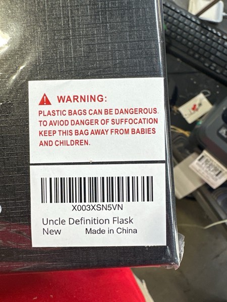 Condition photo showing New/Like New for Favorite Uncle Gifts from Niece Funny, Birthday Gifts for Uncle from Nephew, Funny Fathers Day for Uncles, from Nephew, Godfather Gift, Pregnancy Announcement, Hip Flask