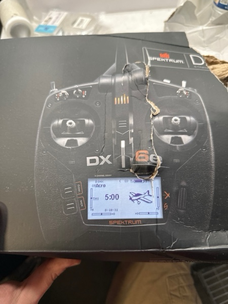 Condition photo showing As Is for Spektrum R6655 Dx6e 6 Channel Transmitter Only