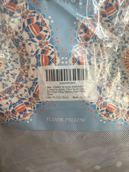 Condition photo showing New/Like New for LOVMOC 32 inches Meditation Floor Cushion for Adults, 2 Pack Round Large Thick Floor Pillow, Memory 