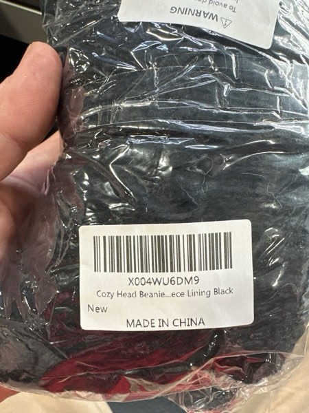 Condition photo showing New/Like New for Cozy Head Beanie for Men - Winter Beanie with Brim and Ear Flaps, Outdoor Warm Fleece Lined, Ear-Covered Woolen, Fleece-Lined Knitted Hat for Cold Weather Black