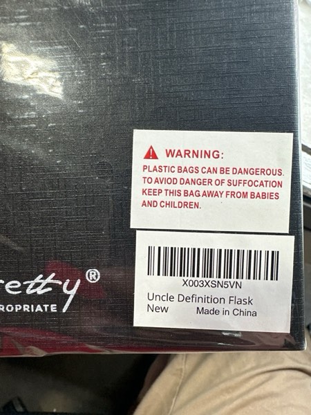 Condition photo showing New/Like New for Favorite Uncle Gifts from Niece Funny, Birthday Gifts for Uncle from Nephew, Funny Fathers Day for Uncles, from Nephew, Godfather Gift, Pregnancy Announcement, Hip Flask