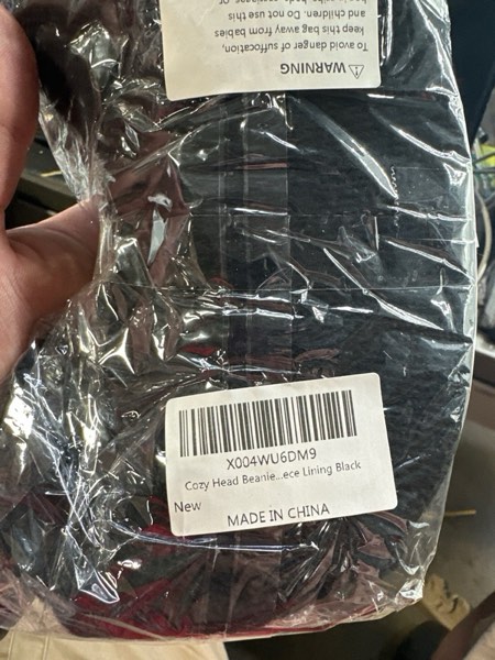 Condition photo showing New/Like New for Cozy Head Beanie for Men - Winter Beanie with Brim and Ear Flaps, Outdoor Warm Fleece Lined, Ear-Covered Woolen, Fleece-Lined Knitted Hat for Cold Weather Black