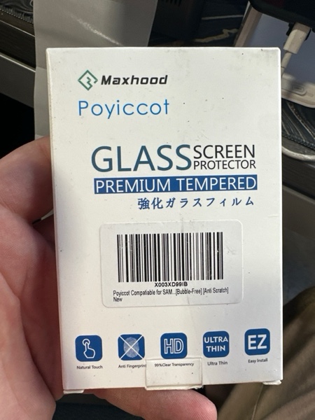 Condition photo showing New/Like New for Poyiccot Compatible for Galaxy Watch 5 40mm Screen Protector & Galaxy Watch 6 40mm Screen Protector, 9H Hardness Tempered Glass Screen Protector for Galaxy Watch [ Bubble-Free] [Anti Scratch] 2Pack