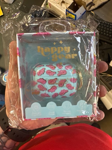 Condition photo showing New/Like New for Silicone AirPods Pro Case Cover – Protective Shockproof & Dustproof AirPod Cover Case with Keychain - Printed Designs Compatitble with AirPods Pro