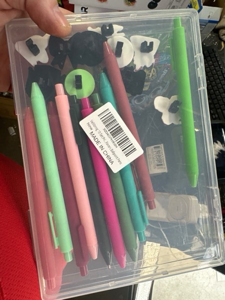 Condition photo showing New/Like New for Vellibring 10 Pcs Halloween Ballpoint Pen DIY Retractable Gel Ink Pen Princess and Witch Cartoon Pen