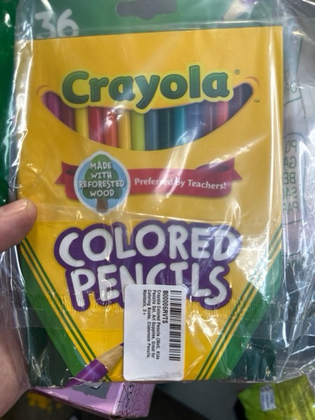 Condition photo showing New/Like New for Crayola Colored Pencils (36ct), Kids Pencils Set, Art Supplies, Great for Coloring Books, Classroom Pencils, Nontoxic, 3+