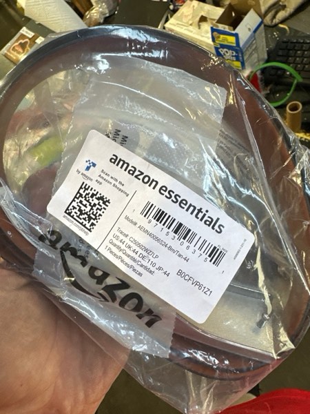 Condition photo showing New/Like New for Amazon Essentials Men's Leather Reversible Plaque Dress Belt