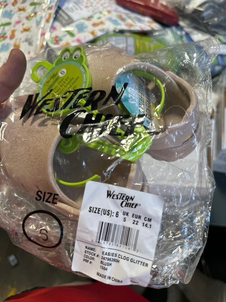 Condition photo showing New/Like New for Western Chief Kids Waterproof EVA Easies Clog (Toddler/Little Kid/Big Kid)