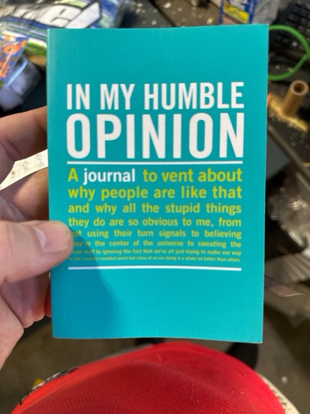 Condition photo showing New/Like New for Knock Knock In My Humble Opinion Mini Inner-Truth Journal