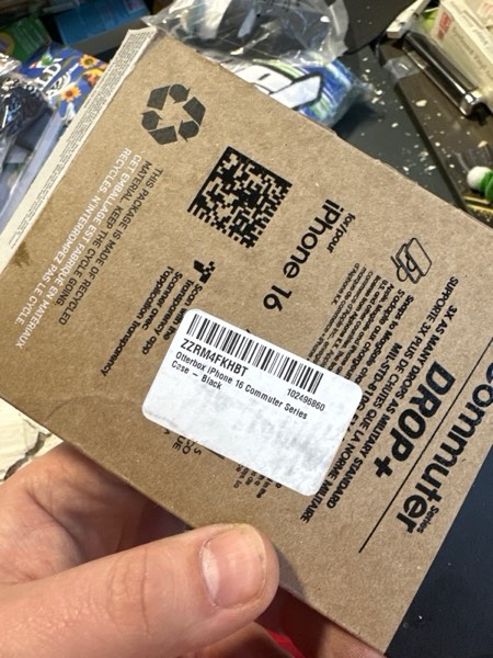 Condition photo showing New/Like New for OtterBox iPhone 16 Commuter Series Case - Black iPhone 16 Black