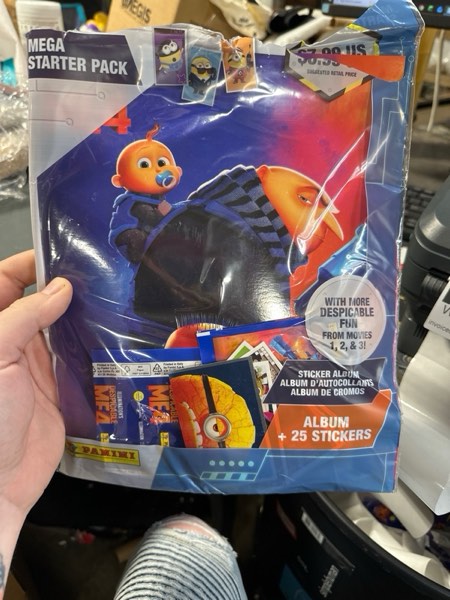Condition photo showing Good Condition for Panini Despicable Me 4 Mega Starter Pack, 1 Sticker Album + 25 Stickers,