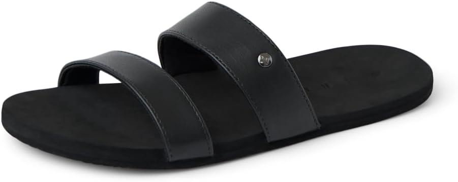(US-9) REEF Bliss Nights Eliana Womens Slide Sandal, Super Lightweight and Soft Footbed, Black/Black, 9