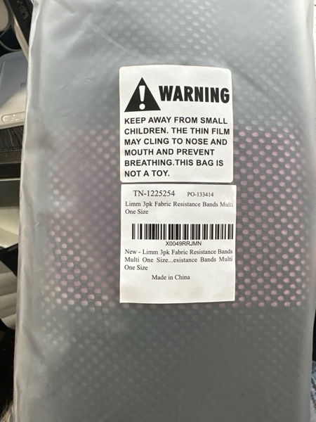 Condition photo showing New/Like New for Fittest Pro by Limm Resistance Bands for Legs and Butt, Fabric Exercise Loop Bands Yoga, Pilates, Rehab, Fitness and Home Workout, Strength Bands for Booty Pink Fabric Booty Bands