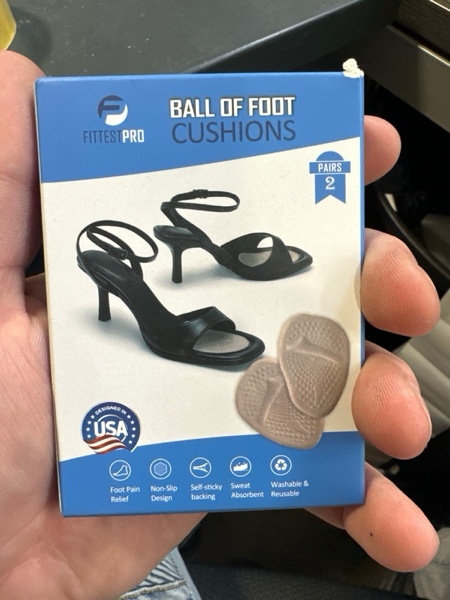 Condition photo showing New/Like New for Metatarsal Pads | Heel Inserts for Women | Ball of Foot Cushions (2 Pairs Foot Pads) All Day Pain Relief and Comfort One Size Fits Shoe Inserts for Women