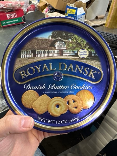 Condition photo showing New/Like New for DANISH BUTTER COOKIES
