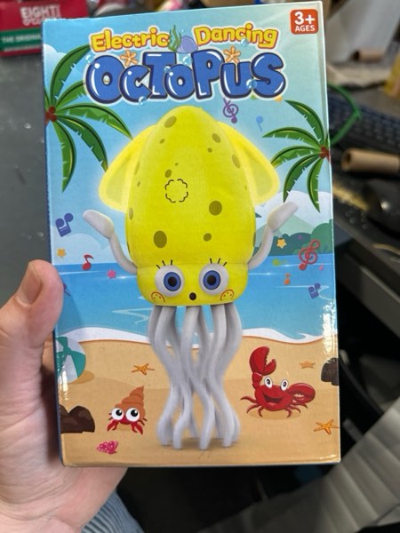 Condition photo showing New/Like New for Electric Dancing Octopus Baby Toy with LED Light and Music, Dancing Squid Kids Toys Boys Girls Age 3-5 4-5, Automatic Obstacle Avoidance Birthday for Boys Girls