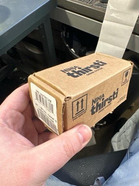 Condition photo showing New/Like New for Ninja Thirsti Flavored Water Drops, FRUITI CHILL Tropical Pineapple, Bold Fruit Flavor, Sparkling or Still, Zero Calories, Zero Sugar, Makes 17, 12oz drinks, 3 Pack, WCFTRCCAM