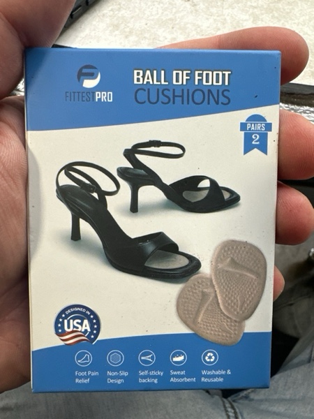 Condition photo showing New/Like New for Metatarsal Pads | Heel Inserts for Women | Ball of Foot Cushions (2 Pairs Foot Pads) All Day Pain Relief and Comfort One Size Fits Shoe Inserts for Women