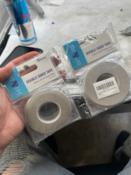 Condition photo showing New/Like New for Dot & Dab Glues & Adhesives-Double Sided Adhesive Tape (3mm x 22m)