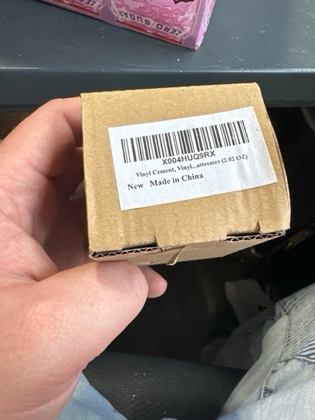 Condition photo showing New/Like New for Vinyl Cement, Vinyl Glue Ultra Strong, Waterproof PVC Cement, Pool Liner Patch Kit, Flexible Bond for Inflatables, PVC, Pool Liners, Tarps, Hot Tubs, Air Mattresses (2.02 OZ)