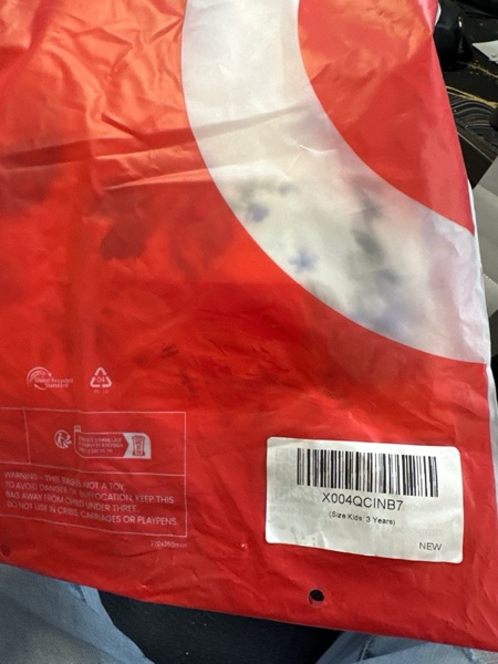 Condition photo showing New/Like New for PATPAT Toddler Girl Floral Skater Multipack Dresses 3-Pack Polka Dots Short Sleeve Priness A-line Dress Purple Flower 3T