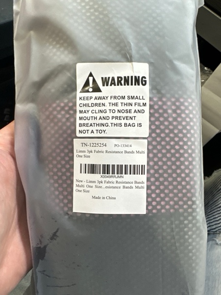 Condition photo showing New/Like New for Fittest Pro by Limm Resistance Bands for Legs and Butt, Fabric Exercise Loop Bands Yoga, Pilates, Rehab, Fitness and Home Workout, Strength Bands for Booty Pink Fabric Booty Bands