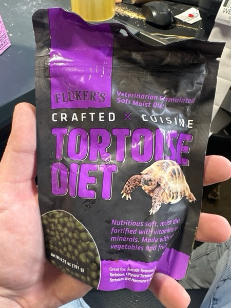 Condition photo showing New/Like New for Fluker's Crafted Cuisine Diet, Tortoise Food, Made with Real Fruits & Veggies, 6.75 oz