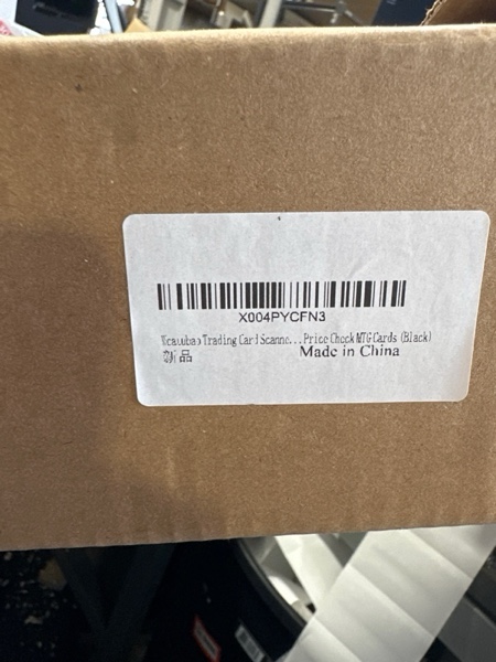 Condition photo showing New/Like New for Trading Card Scanner Stand for MTG Cards, Scanstand for Standard Size Trading Cards, Phone Holder with Card Box, Compatible with ManaBox App, Quickly Scan and Price Check MTG Cards (Black)